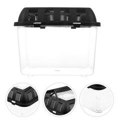 Reptile Pet Terrarium Reptiles Breeding Container Plastic Carrier