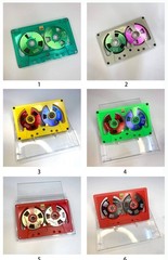 2PCS Metal disc audio tape with 50-minute hollowed-out section