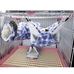 Rat Hammock for Guinea Pig, Ferret, Sugar Glider, Rat Chinchilla Hamster Smal…