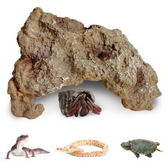 Reptile Simulation Rock Cave Hideouts Reptile Hide Resin Leopard Gecko Hide B…
