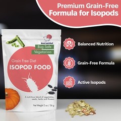 Isopod Food to Enrich Your Pet’s Habitat and Diet – Grain-Free Diet