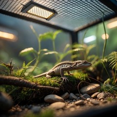 Dimmable LED Reptile UVB Lamp, 8000 Hours UVB Duration for Much Longer Lifesp…