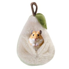 Sugar Glider Sleeping Pouch, Warm Plush Hamster Hammock Cage Hanging Small An…