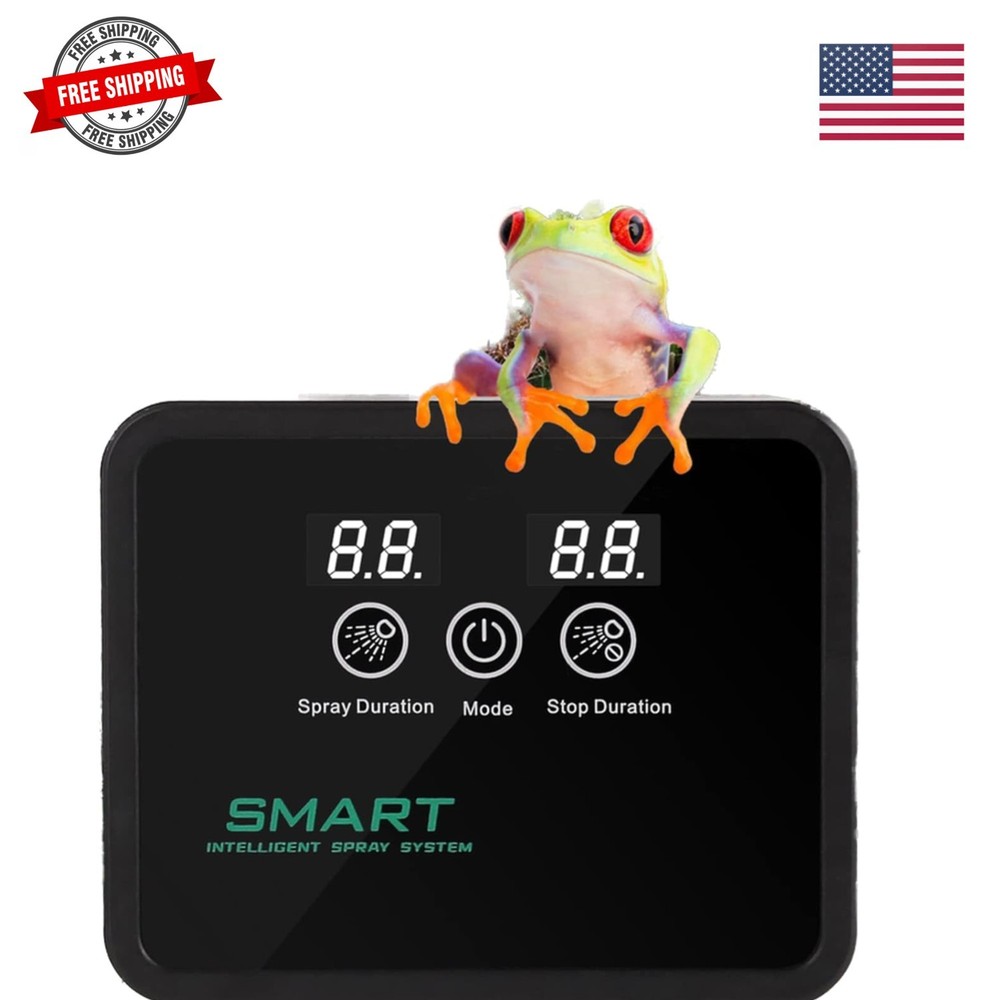 Reptile Misting System with Timer | Reptile Mister with 360°Adjustable Mistin…
