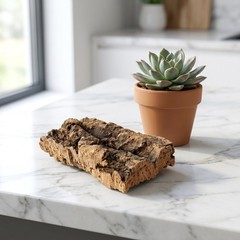6pcs Natural Cork Bark Reptile Substrate Terrarium Background – Wood Lizard
