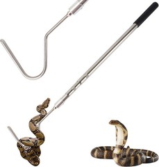 Snake Hook, Snake Grabber Tool Heavy Duty with 42 Inch Extensible Stainless