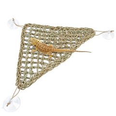 Bearded Dragon Hammock Reptile Lounger for Chameleon, Lizards, Gecko, Snakes, Lg