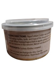 (3 pack) Aqua Culture Crickets for Reptiles Birds & Fish 1.2 oz (3.6 oz Total)