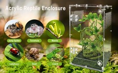 Large Jumping Spider Enclosure, Tarantula Enclosure with Front Opening Door, …