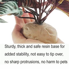 Reptile Plants,Terrarium Decor,Amphibian Habitat Decor,Artificial Plants for …