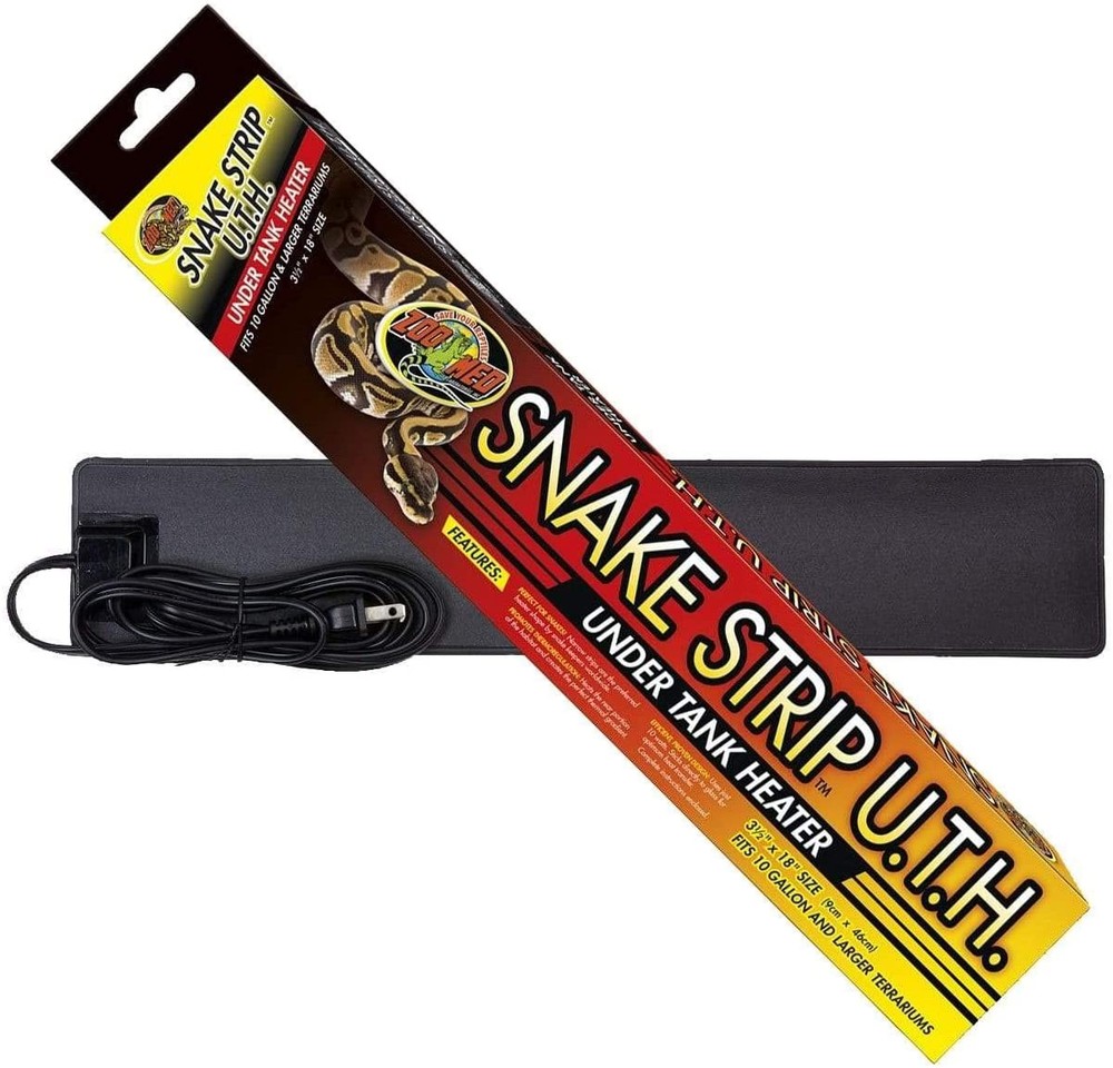 Zoo Med Snake Strip Under Tank Heater, Terrariums 10 Gallons and Larger – 3 Pack