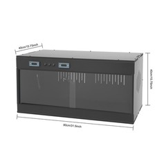 PVC Reptile Lounge Habitat with Glass Sliding Door and Intelligent Thermostat
