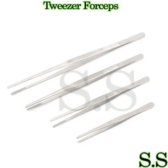 Set of 4 FORCEPS – 12″, 10″, 8″, 6″ PICKUPS, TWEEZERS