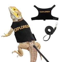 Bearded Dragon Harness and Leash-Bearded Dragon Clothes Lizard Accessories Stuff
