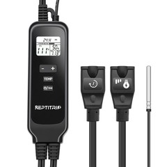 REPTITRIP 2-Socket Reptile Dimming Thermostat PID Controller Timer