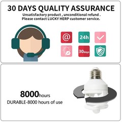 Mini UVA UVB Reptile Light 5.0 5W, UVB Bulb for All Tropical and Sub Tropical…