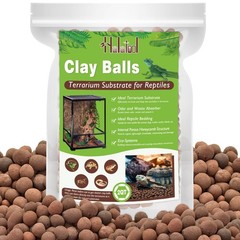 Halatool Leca Clay Balls | Organic Drainage for Reptiles & Plants | 2QT