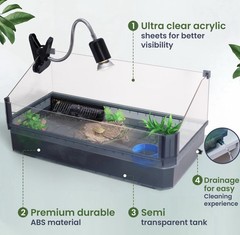 Large Turtle Tank Kit for Aquatic Turtles | Complete Starter Kit | New/Open box