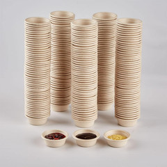 300 Pack Paper Feeding Cups Samll 0.5 Oz Gecko Food and Water Feeding Dish Ledge