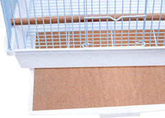 7 Pack Gravel Paper for Bird Cage, 9 by 12-Inch | Great for Hard-Billed Birds |
