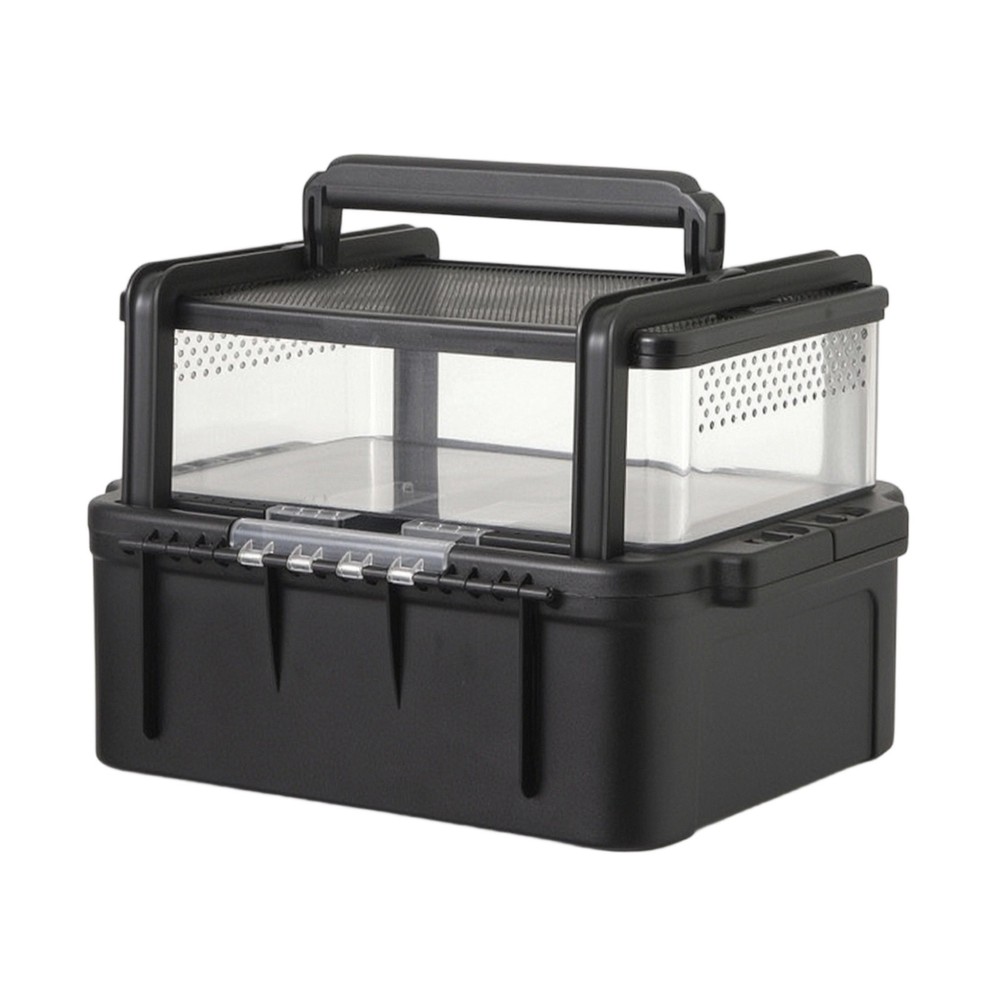 Reptile Carrier Portable Reptile Transport Box Transparent for Veterinary