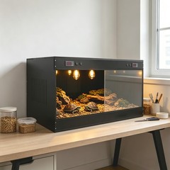 Reptile Tank Reptile Enclosure Reptile Terrarium w/ Temperature Controller