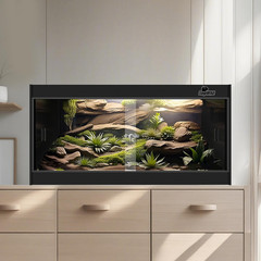 50 Gallon PVC Reptile Enclosure, 36″X18″X18″ Terrarium/Tank with Heavy-Duty Scr