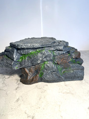 Magtara Reptile Hide & Cave Hideout Rainforest Series Resin Aquarium MINT