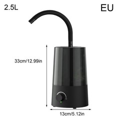 2.5L Reptile Fogger Mister Humidifier With Integrated Tank, Digital Timer