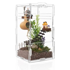 8x4x4in Vertical Acrylic 4″L x 4″W x 8″H, Transparent color-4″L x x 8″H
