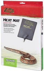 Reptile, Zilla Heat Mat Terrarium Heater (Medium – 16 Watt – 30-40 Gallon Tanks)