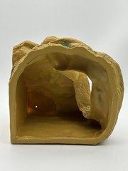 Borlech Reptile Tank Hideouts Cave Habitat Decor Aquarium Terrarium Faux Rock