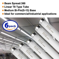 F15T8/DL 18 Inches T8 15 Watt Fluorescent Tube Compatible for Sylvania GE Eik…