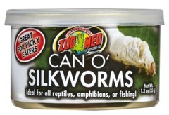 ZOO MED CAN O’ SILKWORMS – 3 CANS