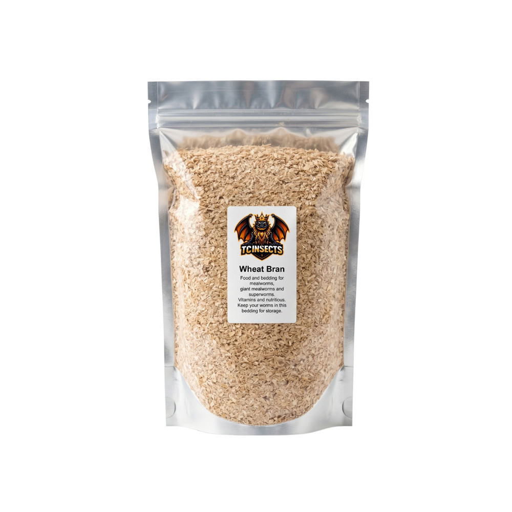 10 lb Wheat Bran for Mealworms & Superworms Food and Bedding Fast Shipping