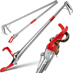 60″ Snake Grabber Tool Snake Tongs Snake Catcher Stainless Steel