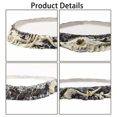 Tfwadmx Reptile Water Bowl, Reptile Feeding Dish, Bearded Dragon Water Dish, …