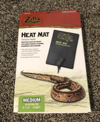 ZILLA HEAT MAT MEDIUM 30-40gal 16watt (8x12in) Reptile Heat Pad Pet