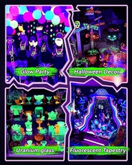 2 Pack 42W LED Black Light Bar, Blacklight with 6FT Cord+Switch+Plug, Purple
