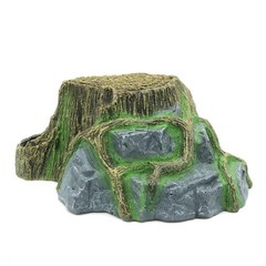 JIHAQUA Resin Large Turtle Tank Accessories Reptile Hideouts Cave Habitat Dec…