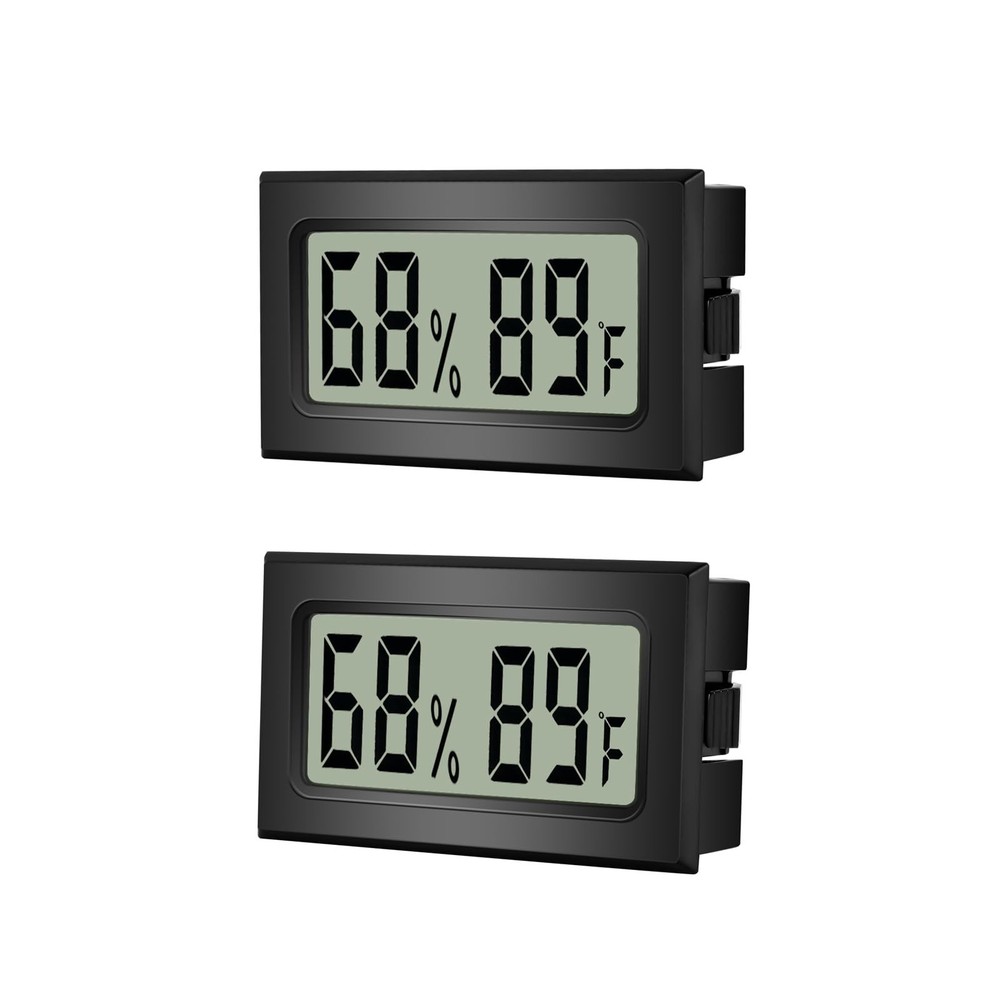 Reptile Thermometer Hygrometer Meter Indoor Temperature Gauge Fahrenheit ℉