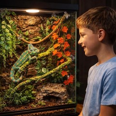 Reptile Vines Plants for Terrarium Flexible Vines Jungle Climbing Branch