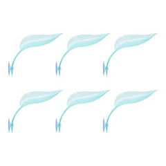 6PCS Leaf Resting Bed Basking Platform Leaves For Reptiles Tanks Habitats Decors
