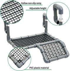 Hanging Turtle Basking Platform, Plastic Turtle Dock Basking Area with Climbing