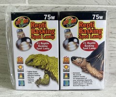 ZooMed (2 Pack) 75 Watts Reptile Basking Spot Lamp