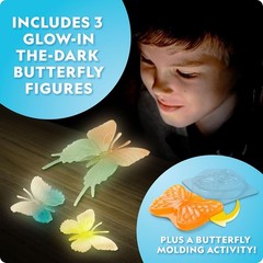 National Geographic Ultimate Butterfly Growing Kit Habitat for 5 Caterpillars