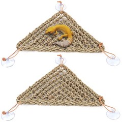 Bearded Dragon Hammock, Bearded Dragon Accessories, Natural Seagrass Reptile …