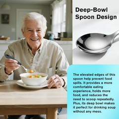 AuntyFey 4PCS Weighted Adaptive Utensils, Parkinsons Utensils for Hand Tremor…