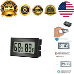 Compact Digital Thermometer Hygrometer – Accurate Readings for Reptiles & Beyond