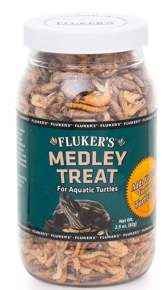 NEW Fluker’s Aquatic Turtle Medley Treat Food 2.09 OZ REPTILE NUTRITION
